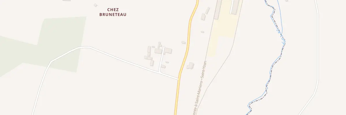 Plan du 2 Chez Bruneteau à Orignolles