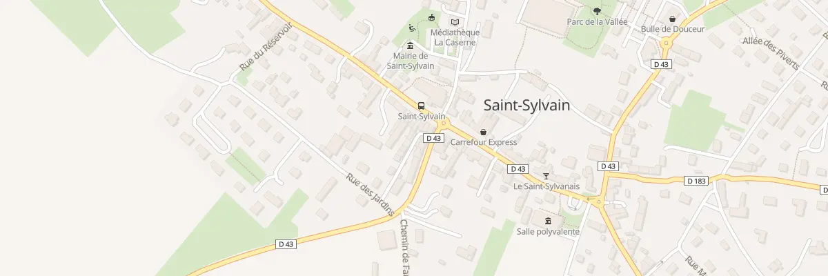 Plan du 6 Ven aux Hervieu à Saint-Sylvain