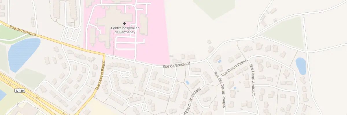 Plan du 15 Rue de Brossard à Parthenay