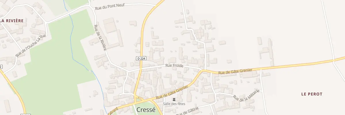 Plan du 19 Rue Froide à Cressé