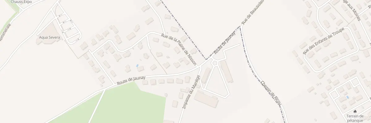 Plan du 1 Rue de la Plaine de Nisson à Azay-le-Brûlé