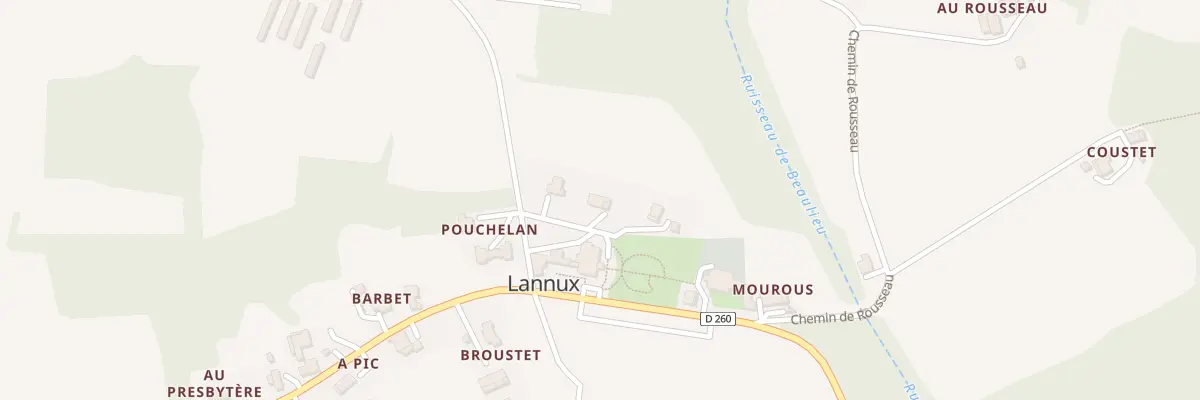 Plan du 59 Chem de Janou à Lannux