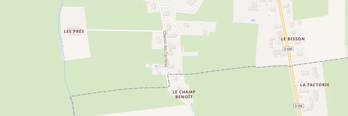 Plan du 3 Che des Carrieres à Saint-Pierre-Canivet