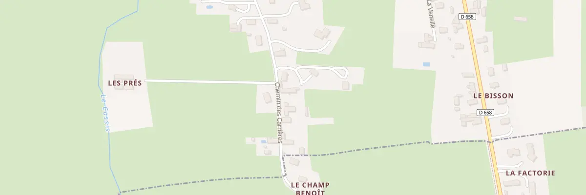 Plan du 7 Che des Carrieres à Saint-Pierre-Canivet