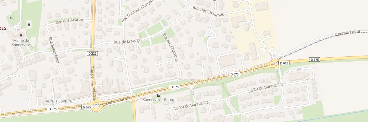 Plan du 6 Rue des Charrons à Sannerville