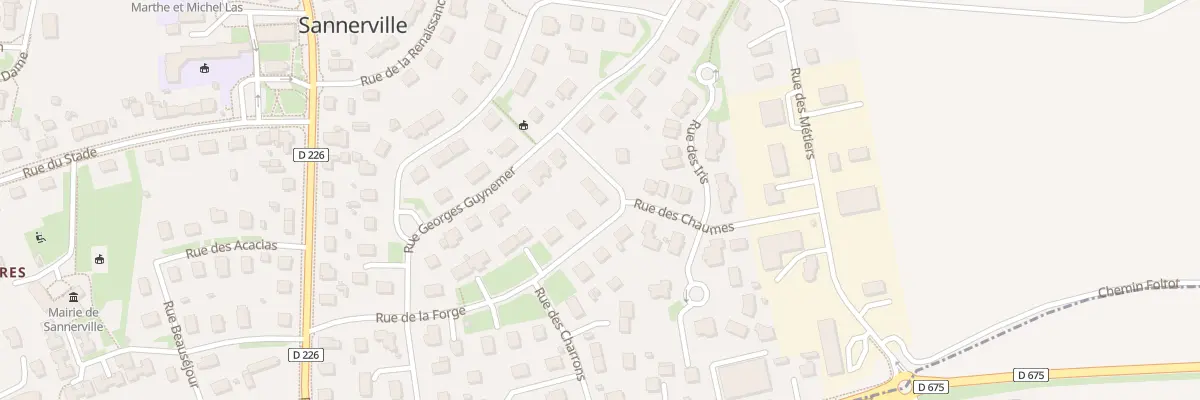 Plan du 15 Rue de la Forge à Sannerville