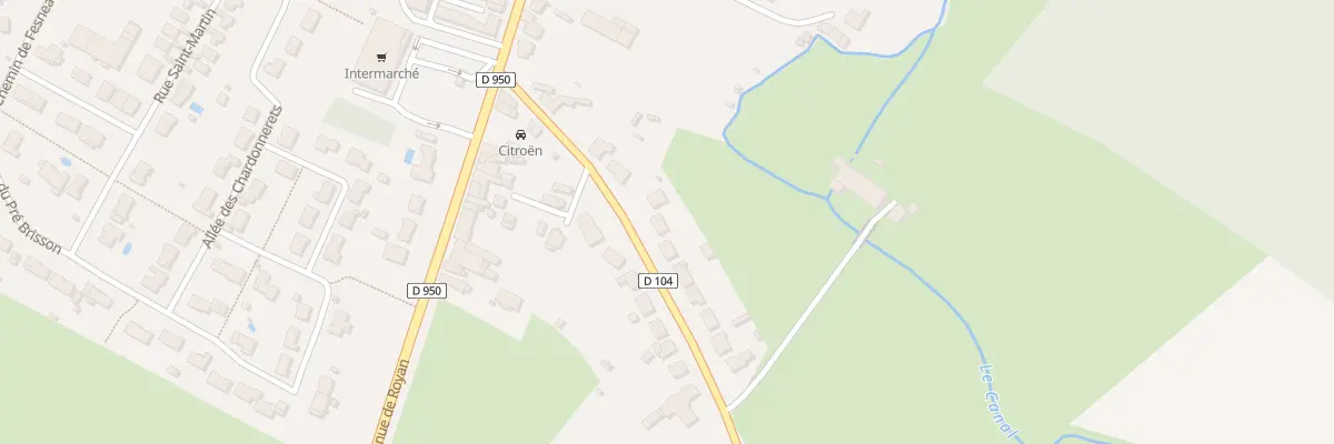 Plan du 12 Rte de Paizay-le-chapt à Brioux-sur-Boutonne