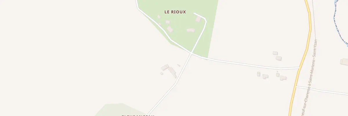 Plan du 5035 Le Rioux à Orignolles