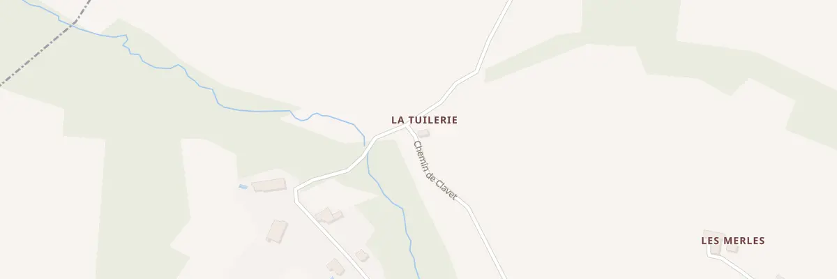 Plan du 1 La Tuilerie au Pian-sur-Garonne