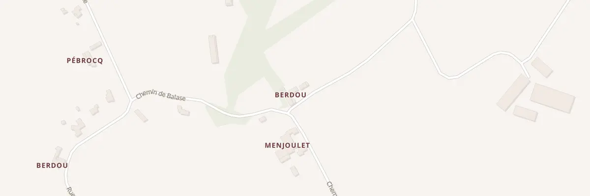 Plan du 24 Che de Balase à Gabaston