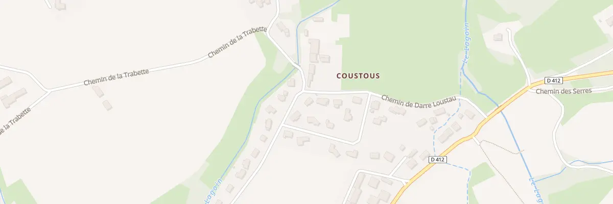 Plan du 18 Rue des Coustous à Coarraze