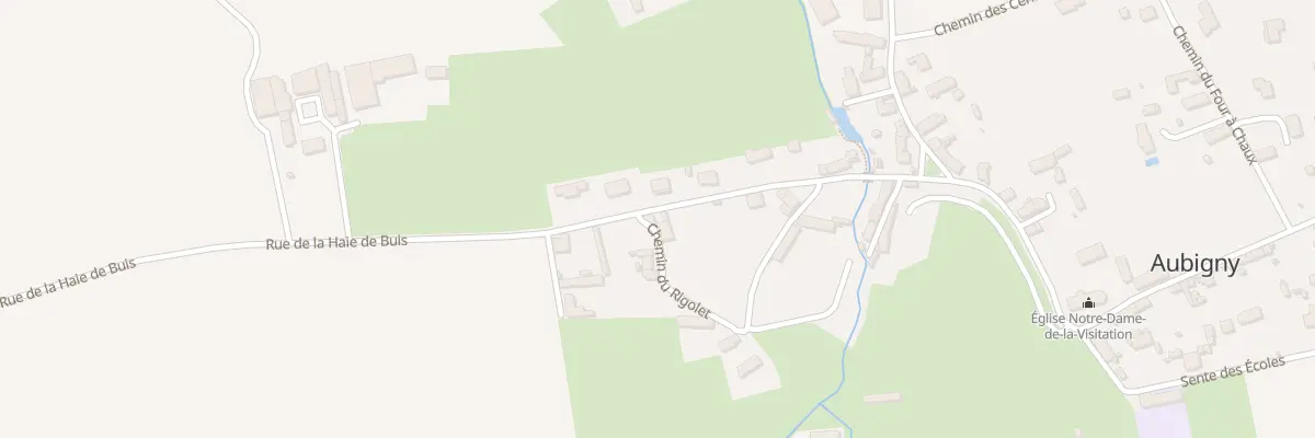 Plan du 12 Rue de la Haie de Buis à Aubigny