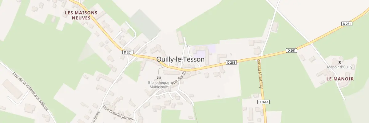 Plan du 2 Pl de L’ Abbe Bousso à Ouilly-le-Tesson