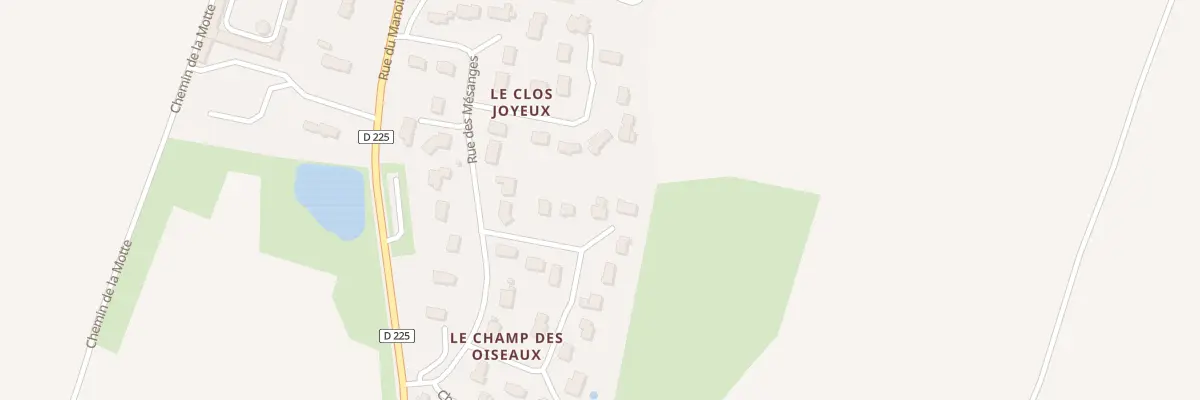 Plan du 21 Rue des Geais à Émiéville