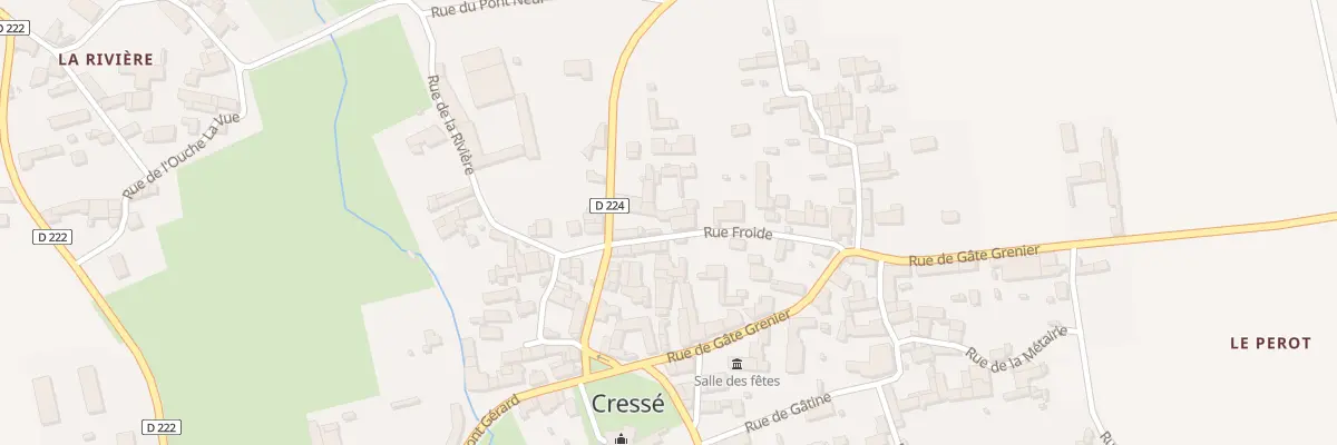 Plan du 5 Rue Froide à Cressé