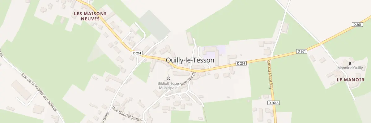 Plan du 4 Pl de L’ Abbe Bousso à Ouilly-le-Tesson
