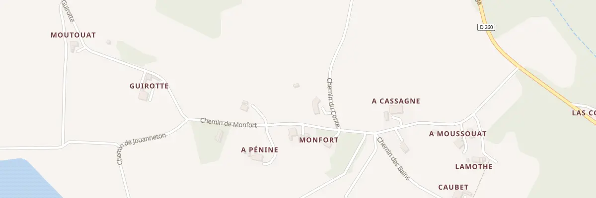 Plan du 480 Chem du Conte à Lannux