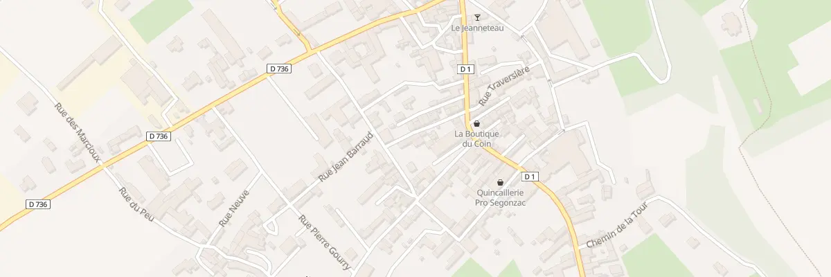 Plan du 7 Rue de la Tonnellerie à Segonzac