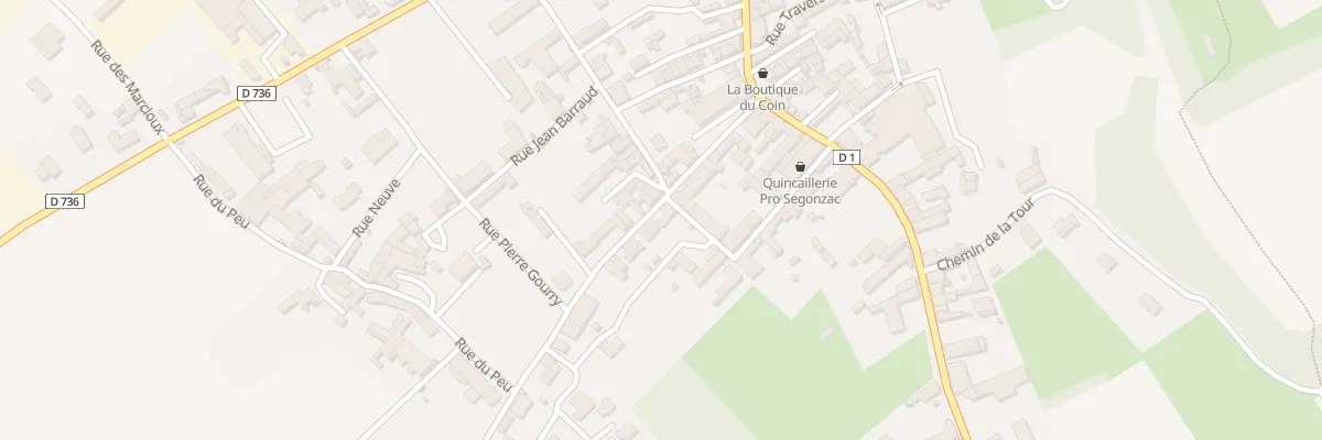 Plan du 11 Rue Henry Gourry Laurand à Segonzac