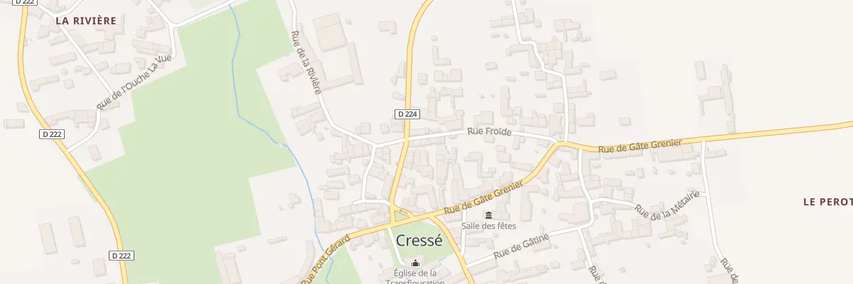 Plan du 8 Rue Froide à Cressé