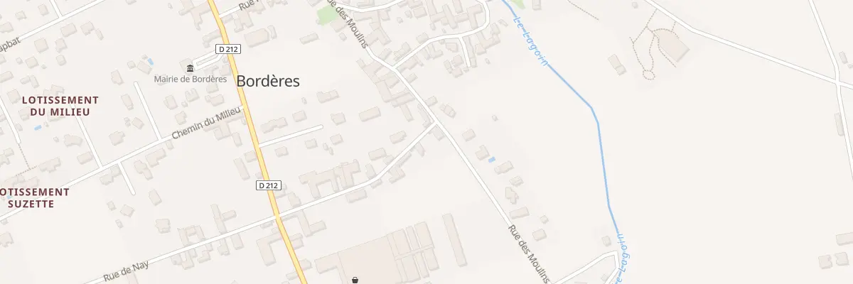Plan du 4 Rue Traversière à Bordères