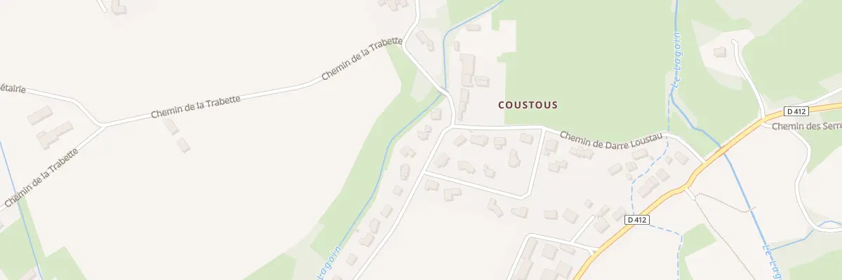 Plan du 19 Rue des Coustous à Coarraze