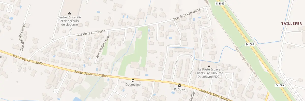 Plan du 8 Rue Alphonse Giboin à Libourne