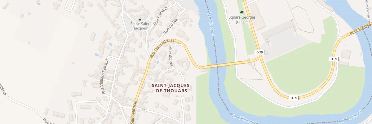 Plan du 3 Rue du Roc à Saint-Jacques-de-Thouars