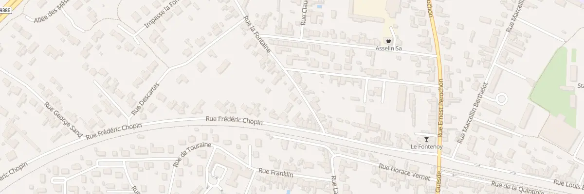 Plan du 5 Rue La Fontaine à Thouars