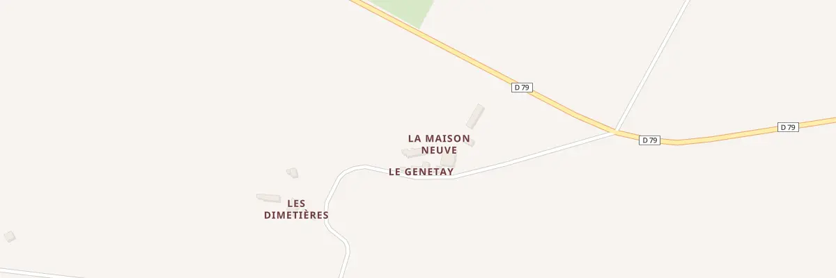 Plan du 2 Le Genetay à Fontenay-sur-Vègre