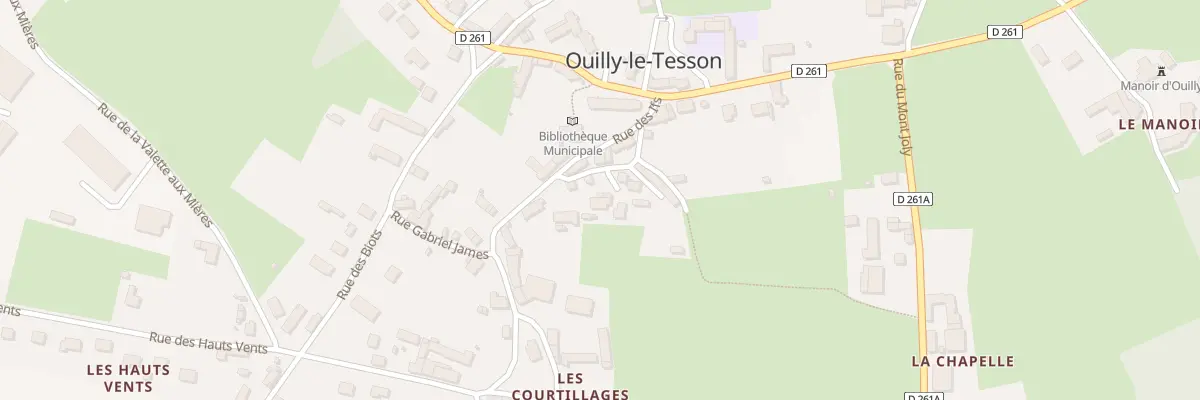 Plan du 4 Rue Chenevière à Ouilly-le-Tesson