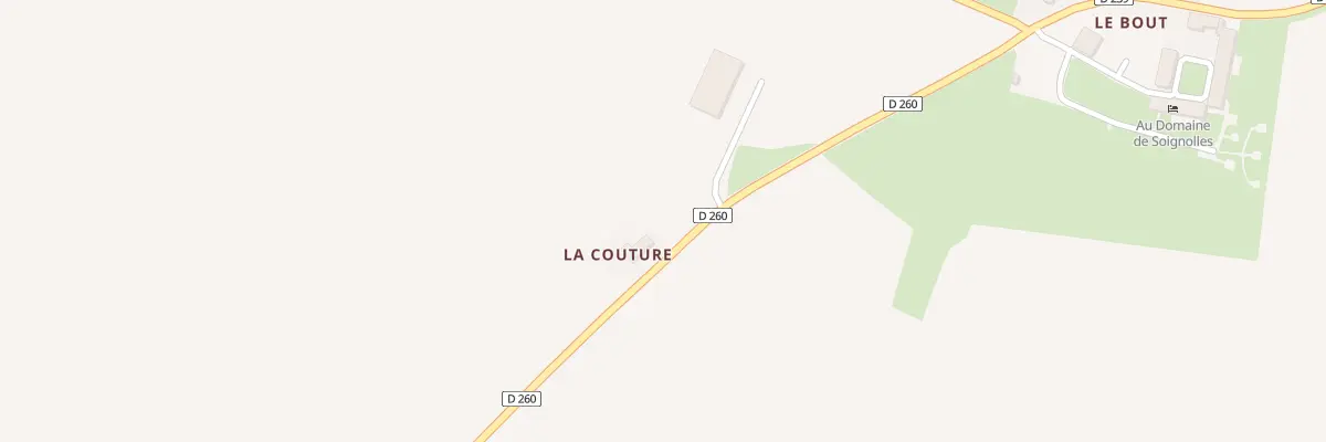 Plan du 22 Rue des Peupliers à Soignolles