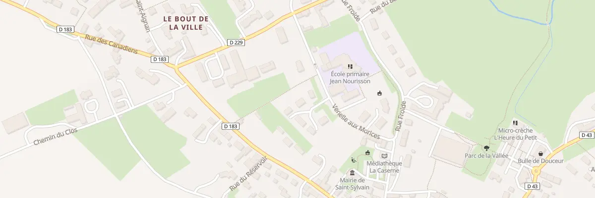 Plan du 2 Imp des Pommiers à Saint-Sylvain