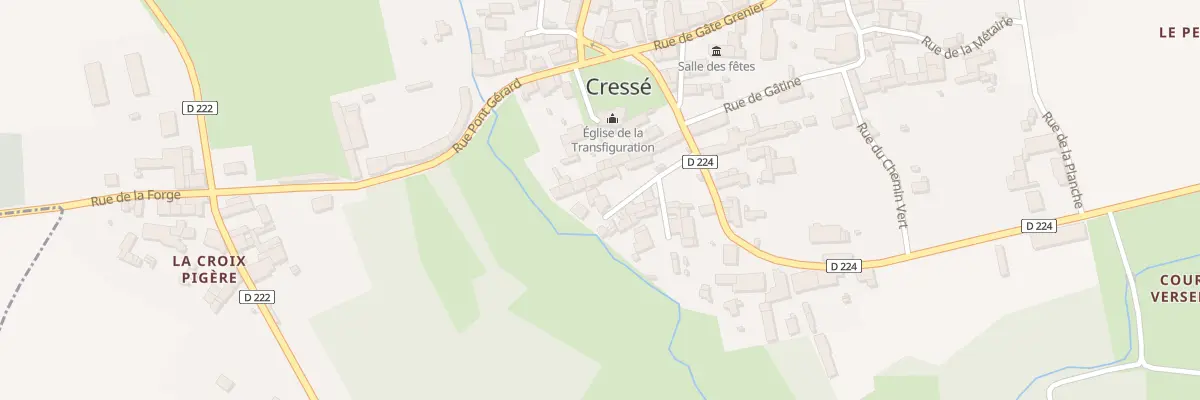 Plan du 18 Imp de Babon à Cressé