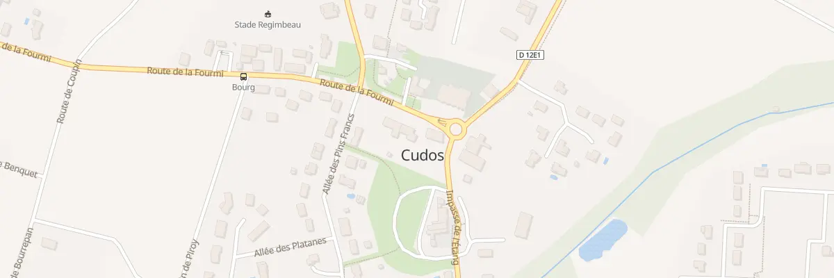 Plan du 39 Rte de la Fourmi à Cudos