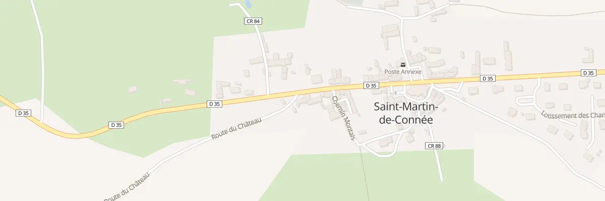 Plan du 1 Rte du Château à Vimartin-sur-Orthe