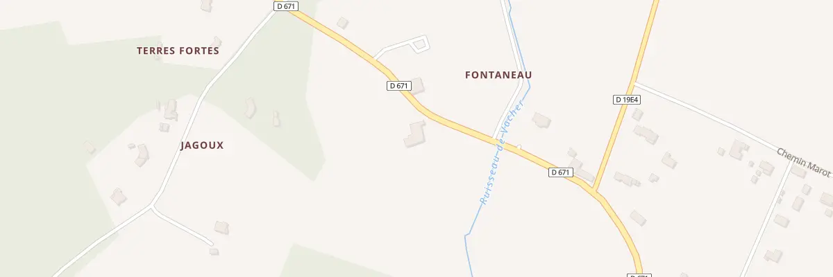 Plan du 20 Fontaneau à Bellebat