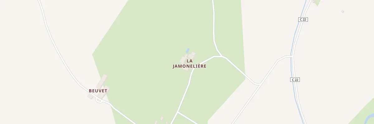 Plan du 1 La Jamonelière à Saivres