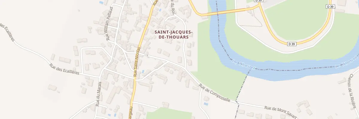 Plan du 11 Rue de Compostelle à Saint-Jacques-de-Thouars