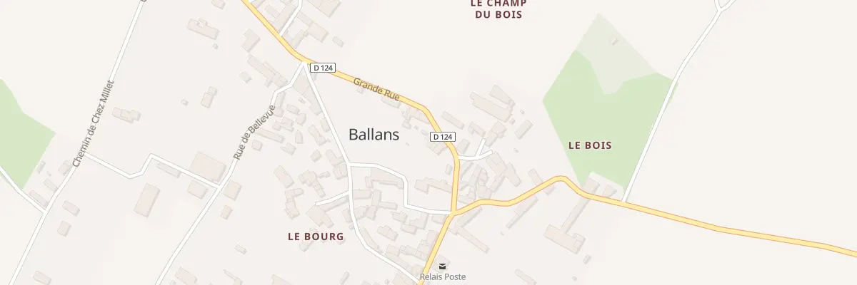 Plan du 2 Imp des Ouches à Ballans