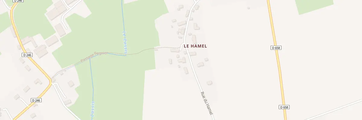 Plan du 16 Rue du Hamel à Soulangy