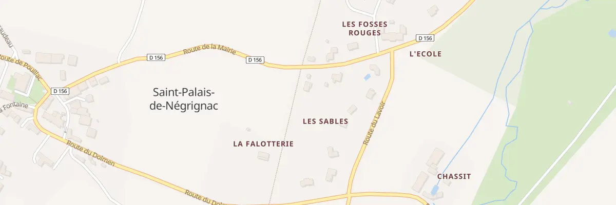 Plan du 5113A Les Sables à Saint-Palais-de-Négrignac