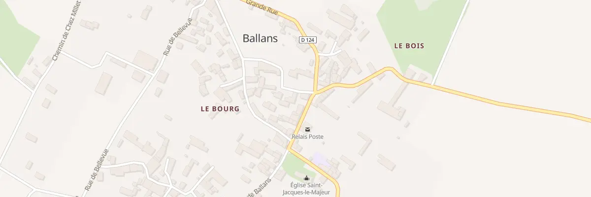 Plan du 9 Gr Grande Rue à Ballans