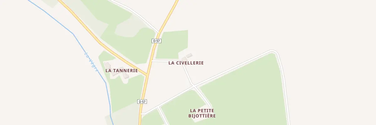 Plan du 5017 La Civelerie à Asnières-sur-Vègre