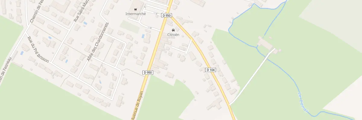 Plan du 5 Rte de Paizay-le-chapt à Brioux-sur-Boutonne