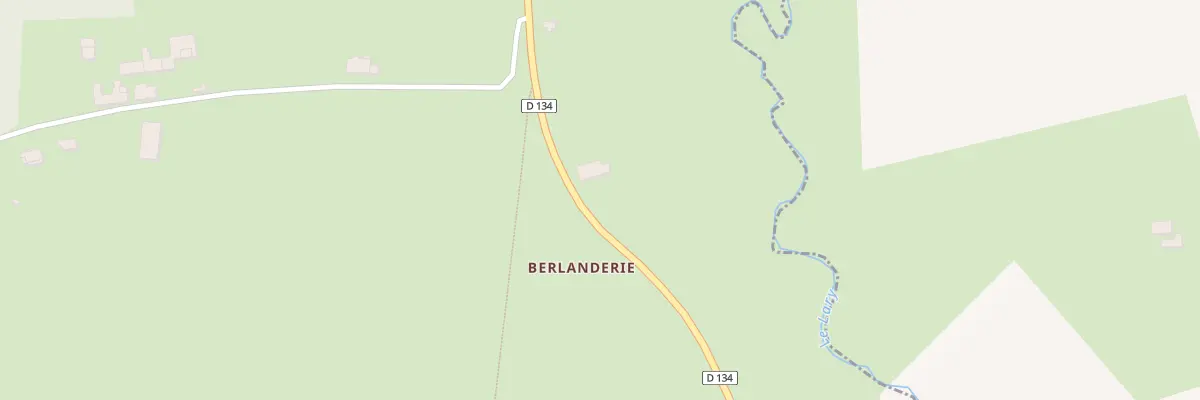 Plan du 2 La Berlanderie à Orignolles