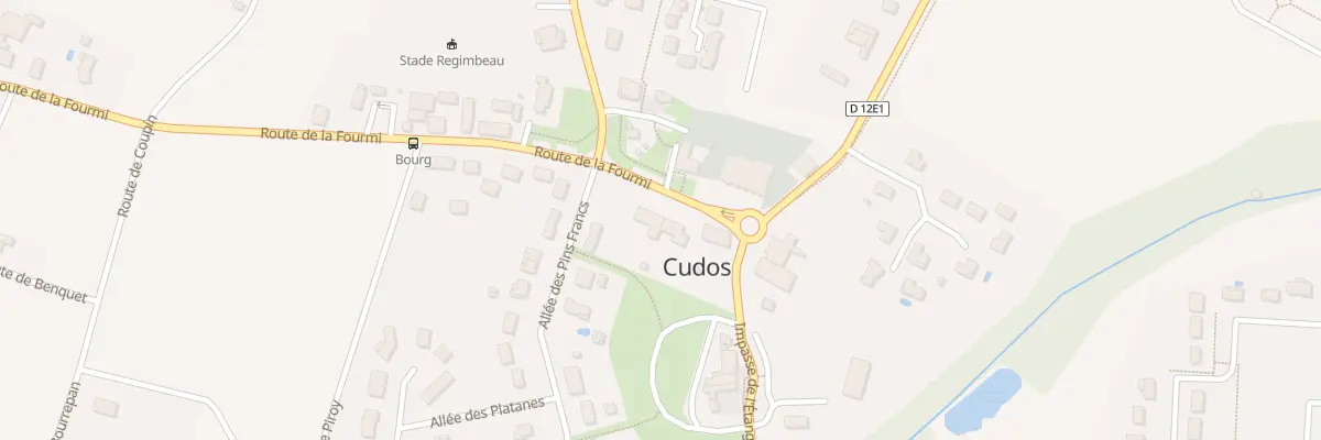 Plan du 43 Le Bourg-Sud à Cudos