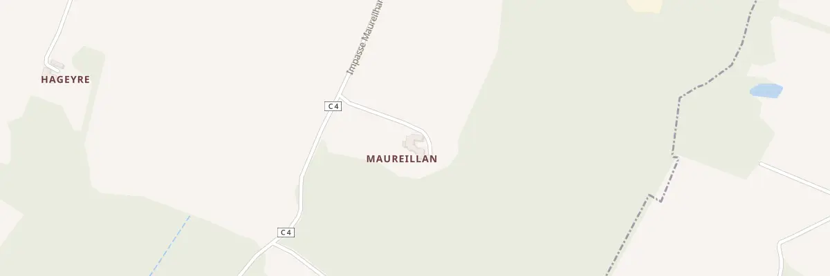 Plan du 449 Imp Maureilhan à Lussagnet
