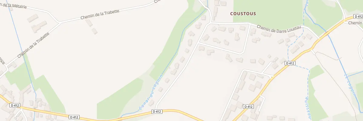 Plan du 11 Rue des Coustous à Coarraze