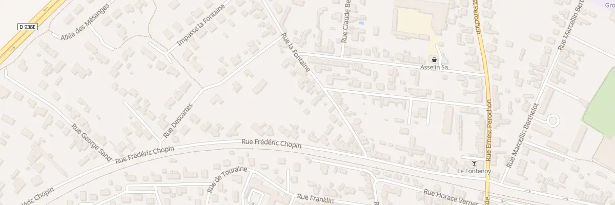 Plan du 11 Rue La Fontaine à Thouars
